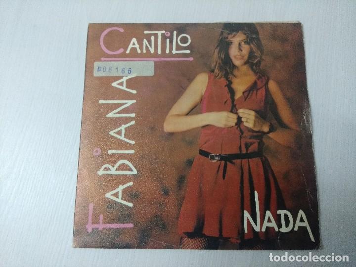 Discos de vinilo: FABIANA CANTILO Y LOS PERROS CALIENTES/NADA/SINGLE. - Foto 1