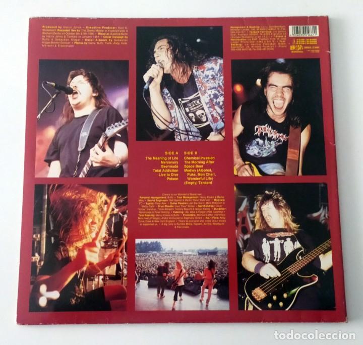 Discos de vinilo: LP TANKARD - FAT, UGLY & LIVE - Foto 2