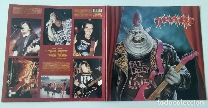 Discos de vinilo: LP TANKARD - FAT, UGLY & LIVE - Foto 5