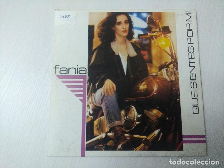 Discos de vinilo: FANIA/QUE SIENTES POR MI/SINGLE. - Foto 1