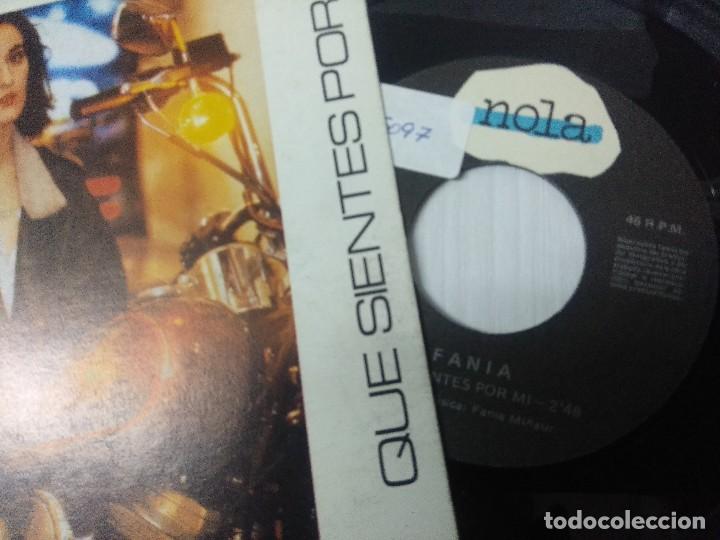 Discos de vinilo: FANIA/QUE SIENTES POR MI/SINGLE. - Foto 2