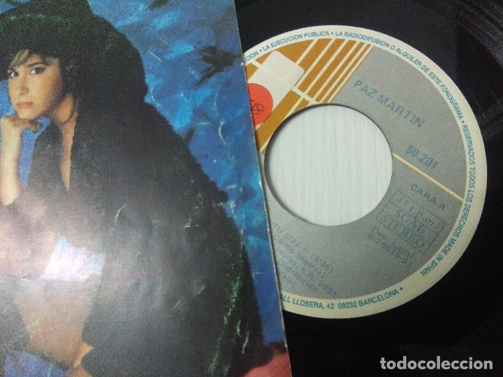 Discos de vinilo: PAZ MARTIN/BUSCANDO TU LUZ/SINGLE. - Foto 2