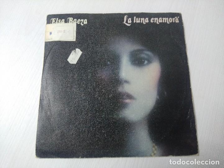 Discos de vinilo: ELSA BAEZA/LA LUNA ENAMORA/SINGLE. - Foto 1