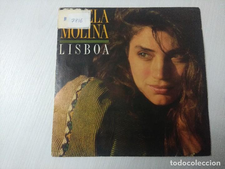 Discos de vinilo: ANGELA MOLINA/LISBOA/SINGLE PROMOCIONAL. - Foto 1