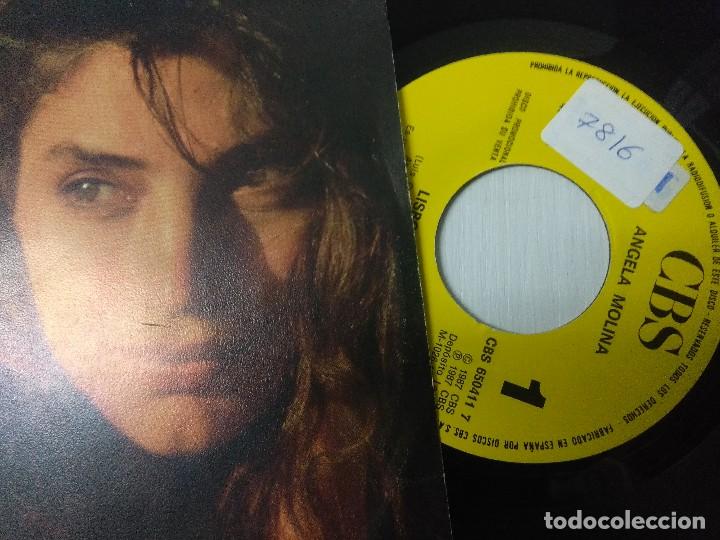 Discos de vinilo: ANGELA MOLINA/LISBOA/SINGLE PROMOCIONAL. - Foto 2