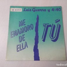 Discos de vinilo: JUAN LUIS GUERRA Y 4:40/ME ENAMORO DE ELLA/SINGLE.. Lote 310963053