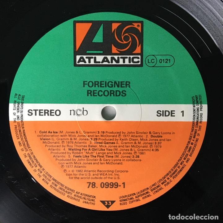 Discos de vinilo: Foreigner &ndash; Records, Europe 1982 Atlantic - Foto 1