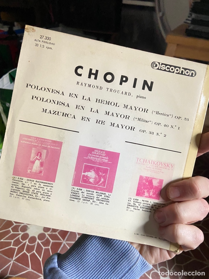Discos de vinilo: F. Chopin - polonesas / disco de vinilo - Foto 2