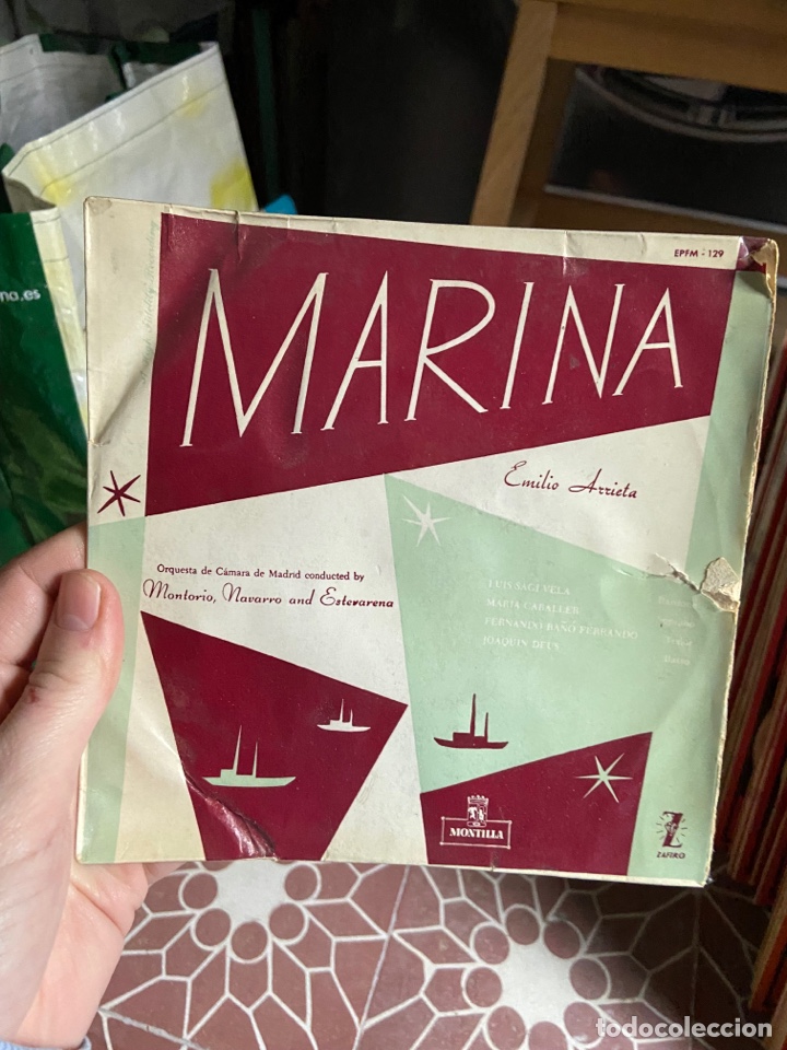 Discos de vinilo: Marina- emilio arrieta - vinilo - Foto 1