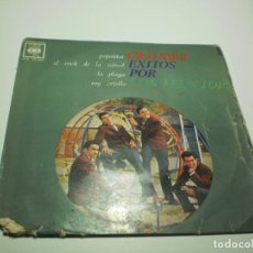 Discos de vinilo: SINGLES LOS TEEN TOPS. POPOTITOS. EL ROCK AND ROLL DE LA CÁRCEL. LA PLAGA. REY CRIOLLO. CBS 1963