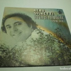 Discos de vinilo: SINGLE BEBU SILVETTI. LLUVIA DE PRIMAVERA. SORTILEGIO. HISPAVOX 1977 SPAIN (PROBADO, BUEN ESTADO)
