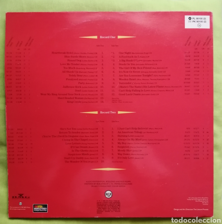 Discos de vinilo: PRESLEY The all time. Doble lp vinilo - Foto 2
