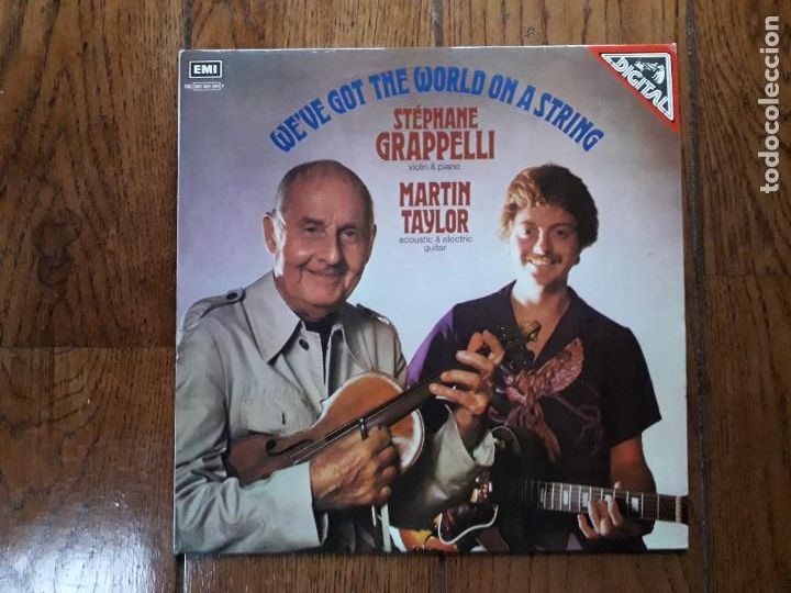 Discos de vinilo: Stephane grappelli + martin taylor - weve got the world on a string - Foto 1