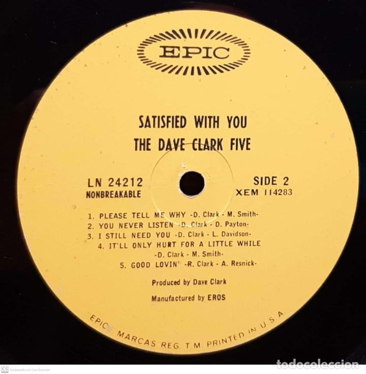 Discos de vinilo: The Dave Clark Five &lrm;&ndash; Satisfied With You - Foto 4