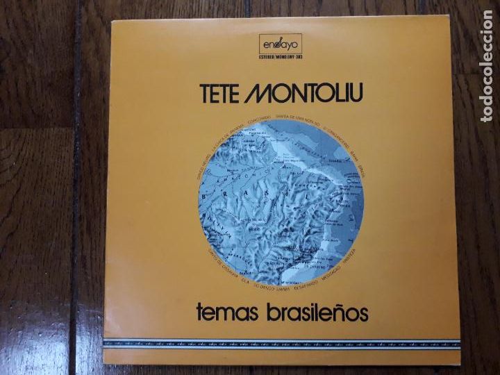 Discos de vinilo: Tete montoliu - temas brasile&ntilde;os - Foto 1
