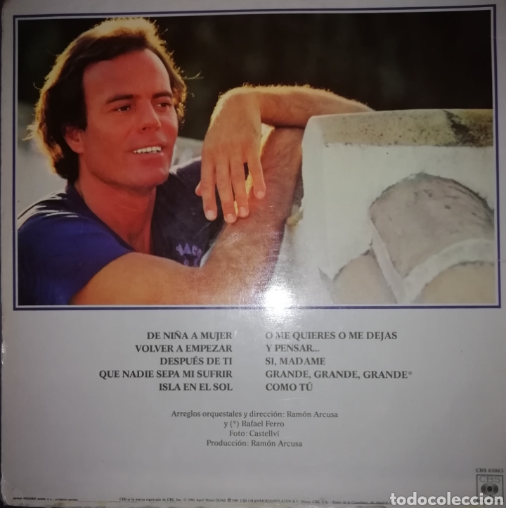 Discos de vinilo: Julio Iglesias LP - Foto 2