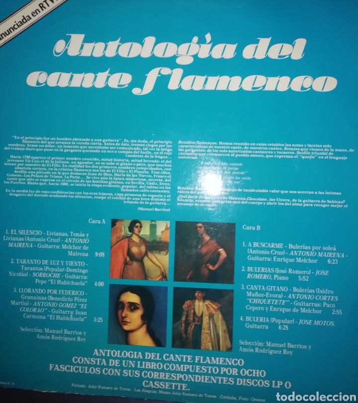 Discos de vinilo: Antolog&iacute;a flamenca - Foto 2