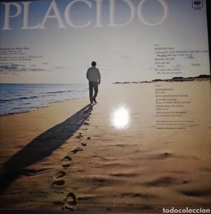 Discos de vinilo: LP pl&aacute;cido domingo - Foto 2