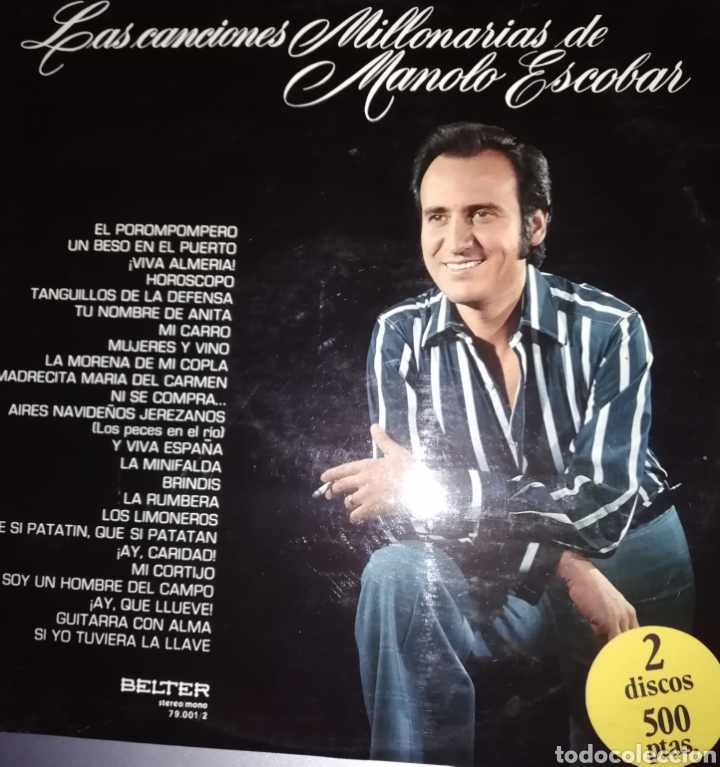 Discos de vinilo: Manolo escobar LP DOBLE - Foto 1
