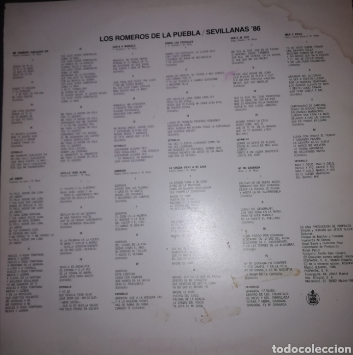 Discos de vinilo: Los romeros de la puebla LP - Foto 2