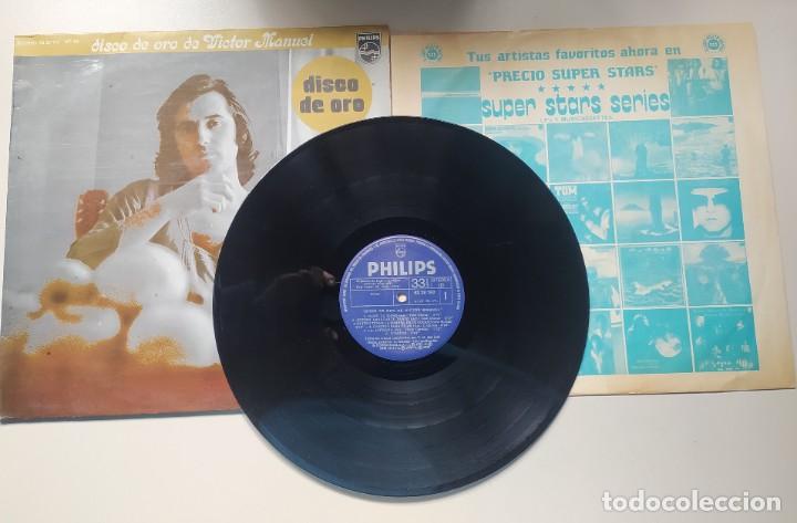 Discos de vinilo: DISCO DE ORO DE VICTOR MANUEL - LP 1976 PHILIPS - Foto 1