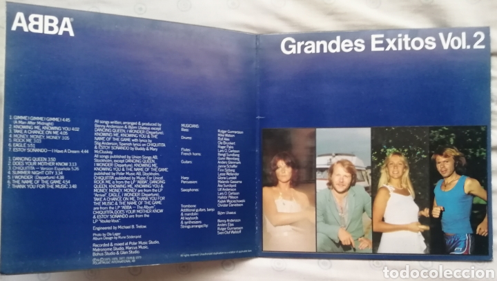 Discos de vinilo: ABBA Grandes &eacute;xitos vol. 2 - Foto 3