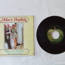 Discos de vinilo: BEATLES MARY HOPKIN SINGLE VINILO THOSE WERE THE DAYS EDICION APPLE PORTUGAL. Lote 311196928