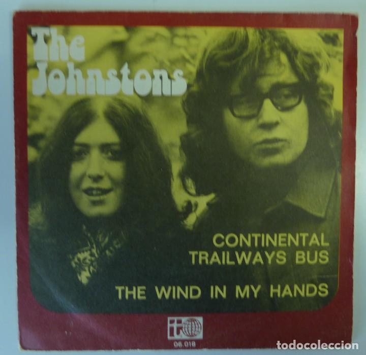 Discos de vinilo: THE JOHNSTONS // CONTINENTAL TRAILWAYS BUS // 1973 // SINGLE - Foto 1