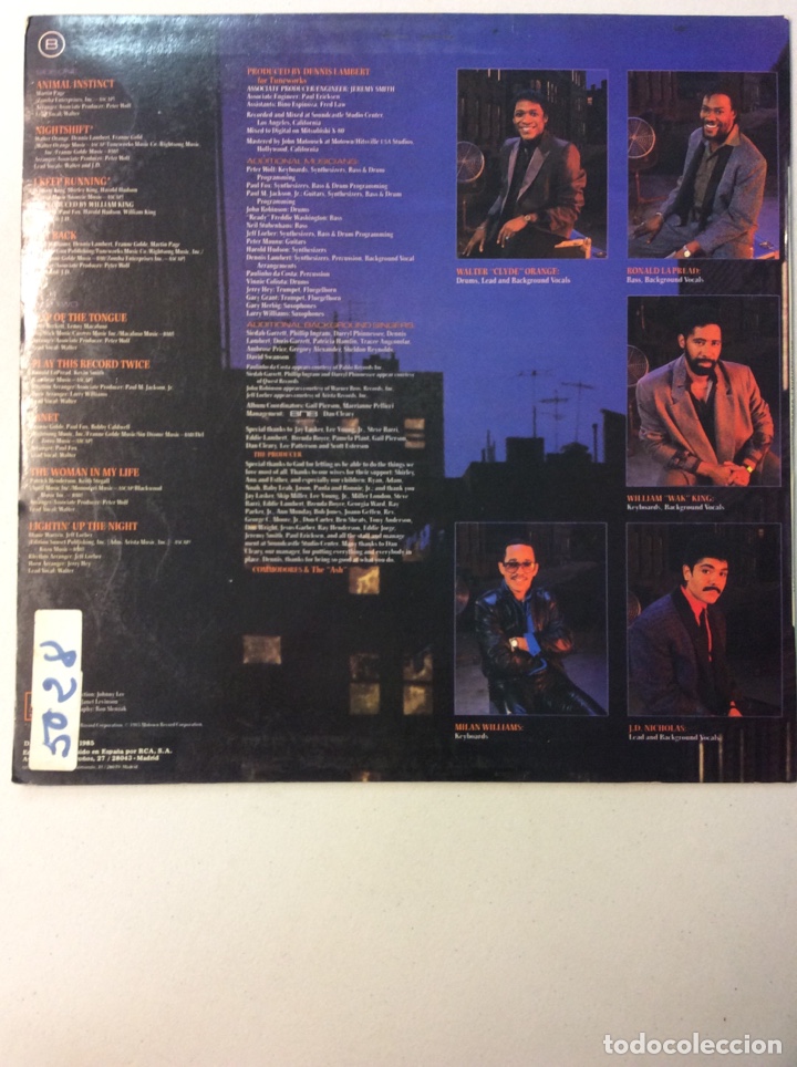Discos de vinilo: Commodores. Nights hift - Foto 2