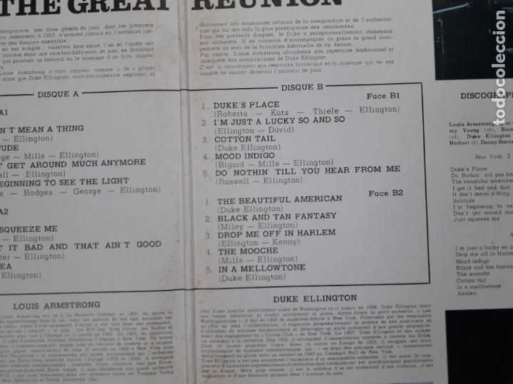 Discos de vinilo: Armstrong - Ellington - the great reunion - Foto 4