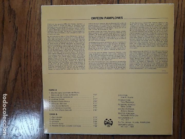 Discos de vinilo: Orfeon pamplon&eacute;s - Foto 2