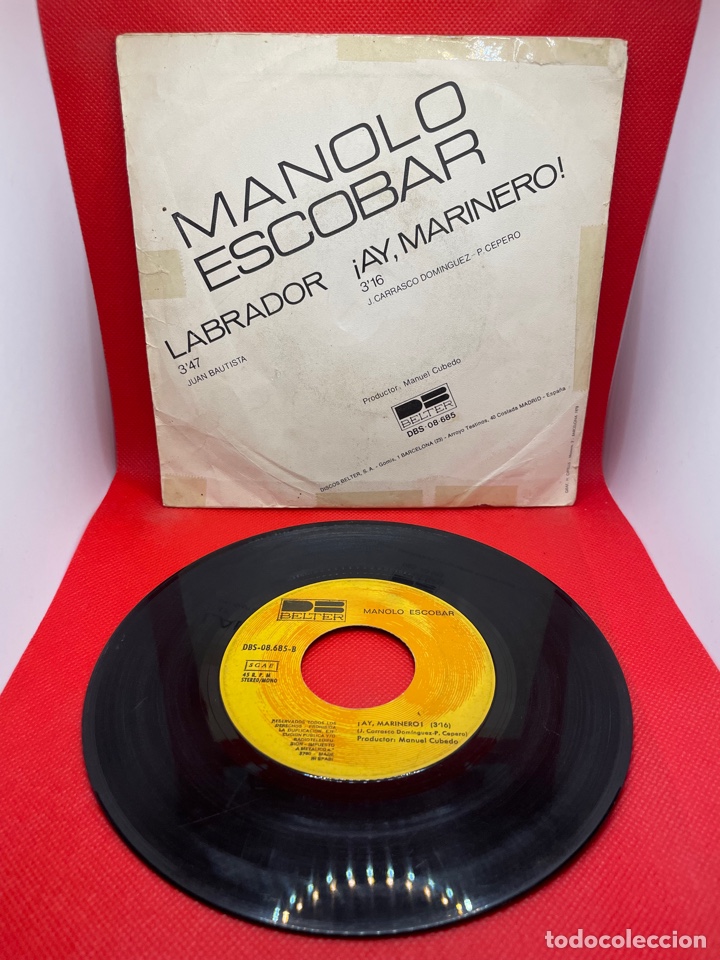 Discos de vinilo: Manolo Escobar - Labrador - 1978 - Foto 2