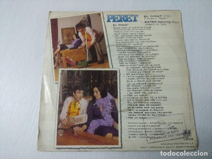 Discos de vinilo: PERET/EL FORAT/SINGLE. - Foto 3