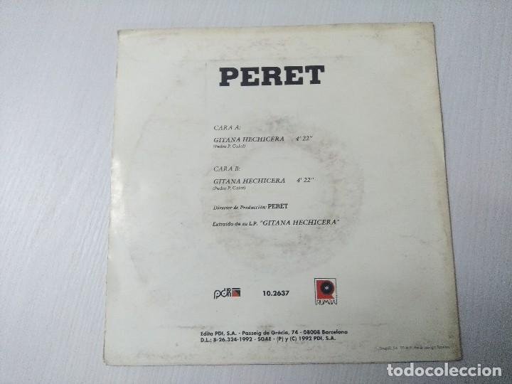 Discos de vinilo: PERET/GITANA HECHICERA/SINGLE PROMOCIONAL. - Foto 3