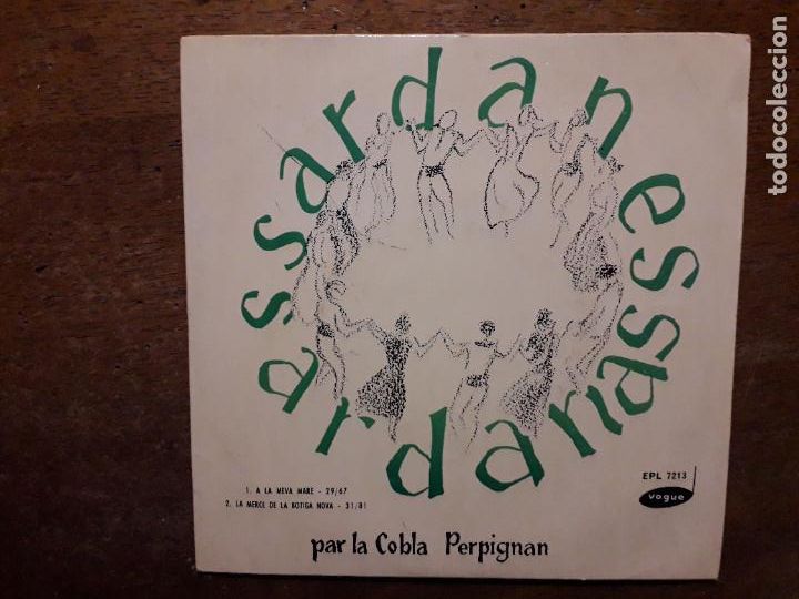 Discos de vinilo: Cobla perpignan - sardanes - a la meva mare + la merce de la botiga nova - Foto 1
