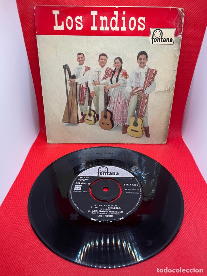 Discos de vinilo: Los Indios - Ay&hellip;.Chabela - 1958 - Foto 1