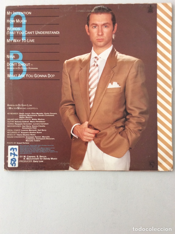 Discos de vinilo: Gary Low. Rien ne va plus. - Foto 2