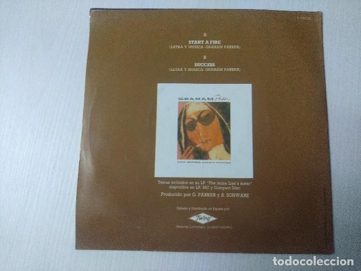 Discos de vinilo: GRAHAM PARKER/START A FIRE/SINGLE. - Foto 3