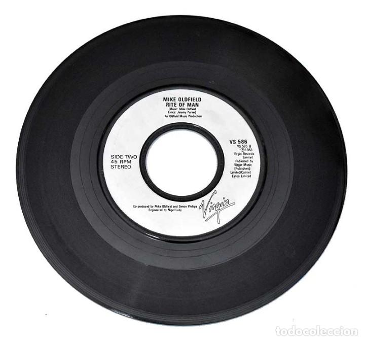Discos de vinilo: Mike Oldfield - Moonlight Shadow. Single (s&oacute;lo vinilo) - Foto 2
