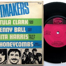 Discos de vinilo: VARIOS (PETULA CLARK, ANITA HARRIS, THE HONEYCOMBS ...) - THE HITMAKERS - EP PICCADILLY 1966 UK BPY. Lote 311686553