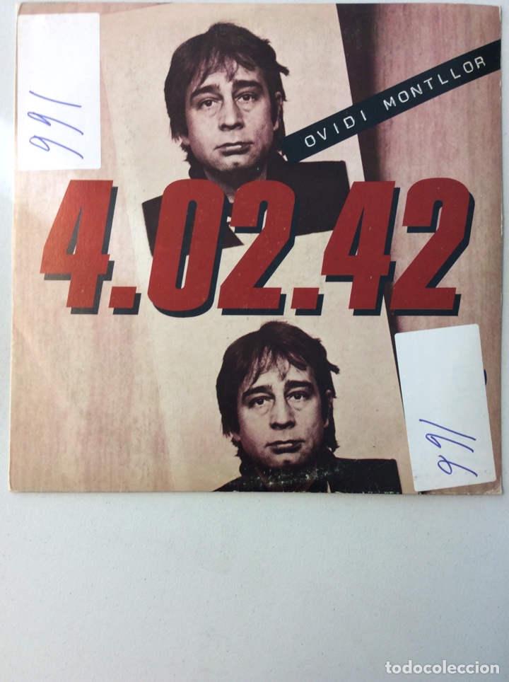 Discos de vinilo: Ovidi Montllor. 4.02.42 - Foto 1