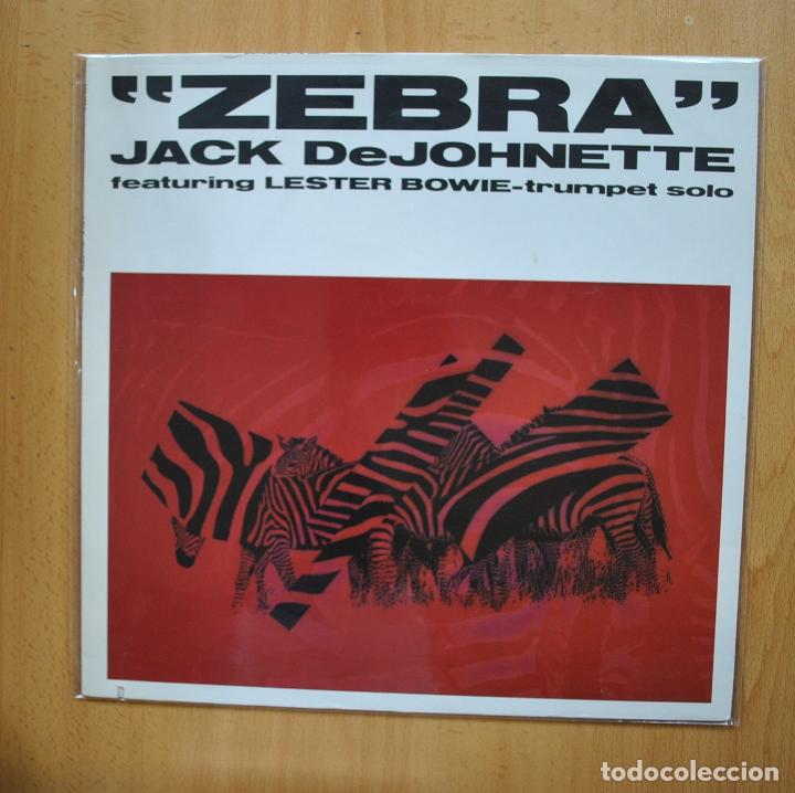 Discos de vinilo: JACK DEJOHNETTE DEATURING LESTER BOWIE - ZEBRA - LP - Foto 1
