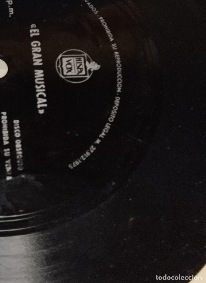 Discos de vinilo: RAPHAEL SINGLE DISCOFLEX EL GRAN MUSICAL COMPARTIDO CON PALOMA SAN BASILIO - Foto 3