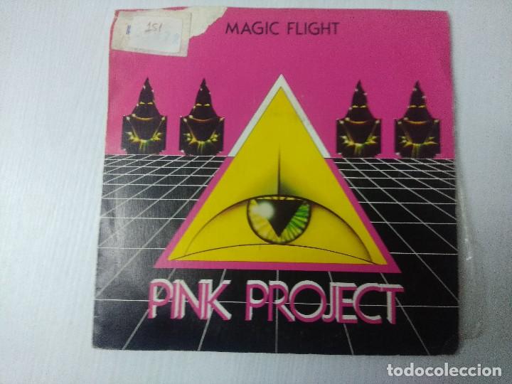 Discos de vinilo: PINK PROJECT/MAGIC FLIGHT/SINGLE. - Foto 1