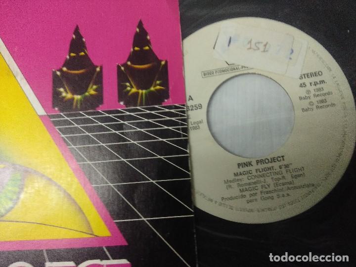 Discos de vinilo: PINK PROJECT/MAGIC FLIGHT/SINGLE. - Foto 2