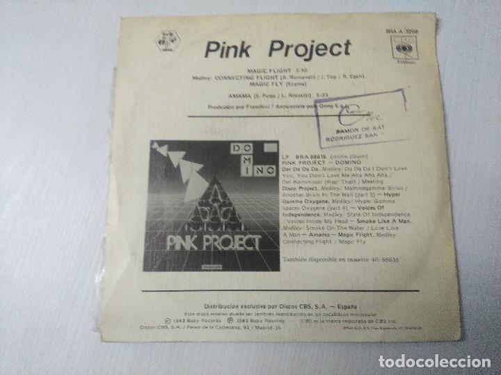 Discos de vinilo: PINK PROJECT/MAGIC FLIGHT/SINGLE. - Foto 3