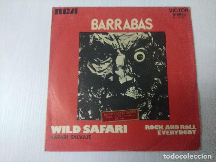 Discos de vinilo: BARRABAS/WILD SAFARI/SINGLE. - Foto 1