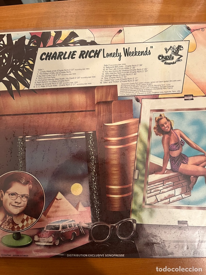 Discos de vinilo: Charles Rich - Lonely Weekends - Foto 2