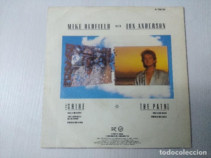Discos de vinilo: MIKE OLDFIELD/SHINE/SINGLE. - Foto 3