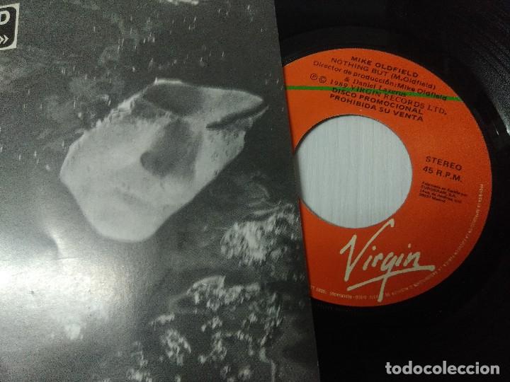 Discos de vinilo: MIKE OLDFIELD/NOTHING BUT/SINGLE PROMOCIONAL. - Foto 2